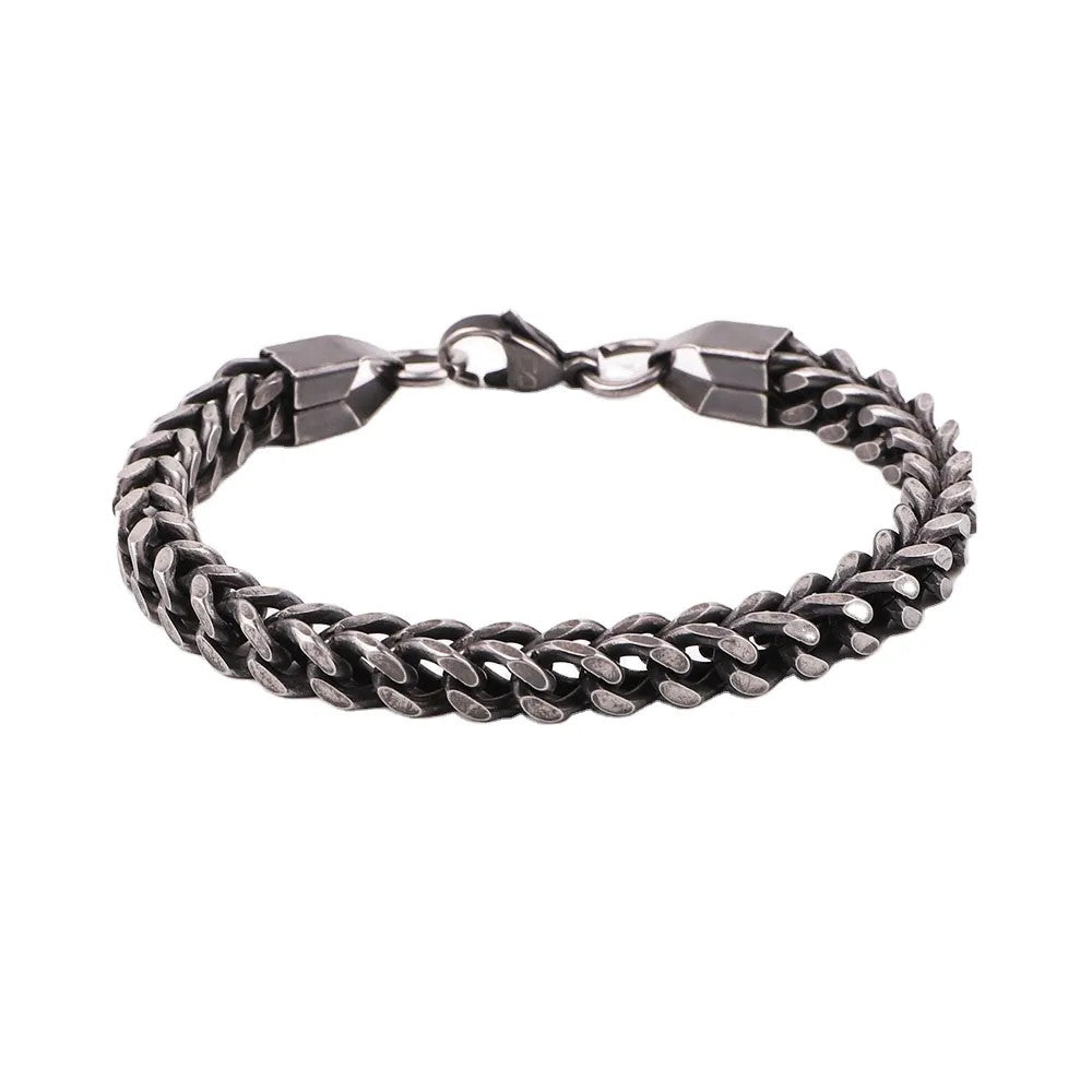 צמיד קובני דק | כסוף