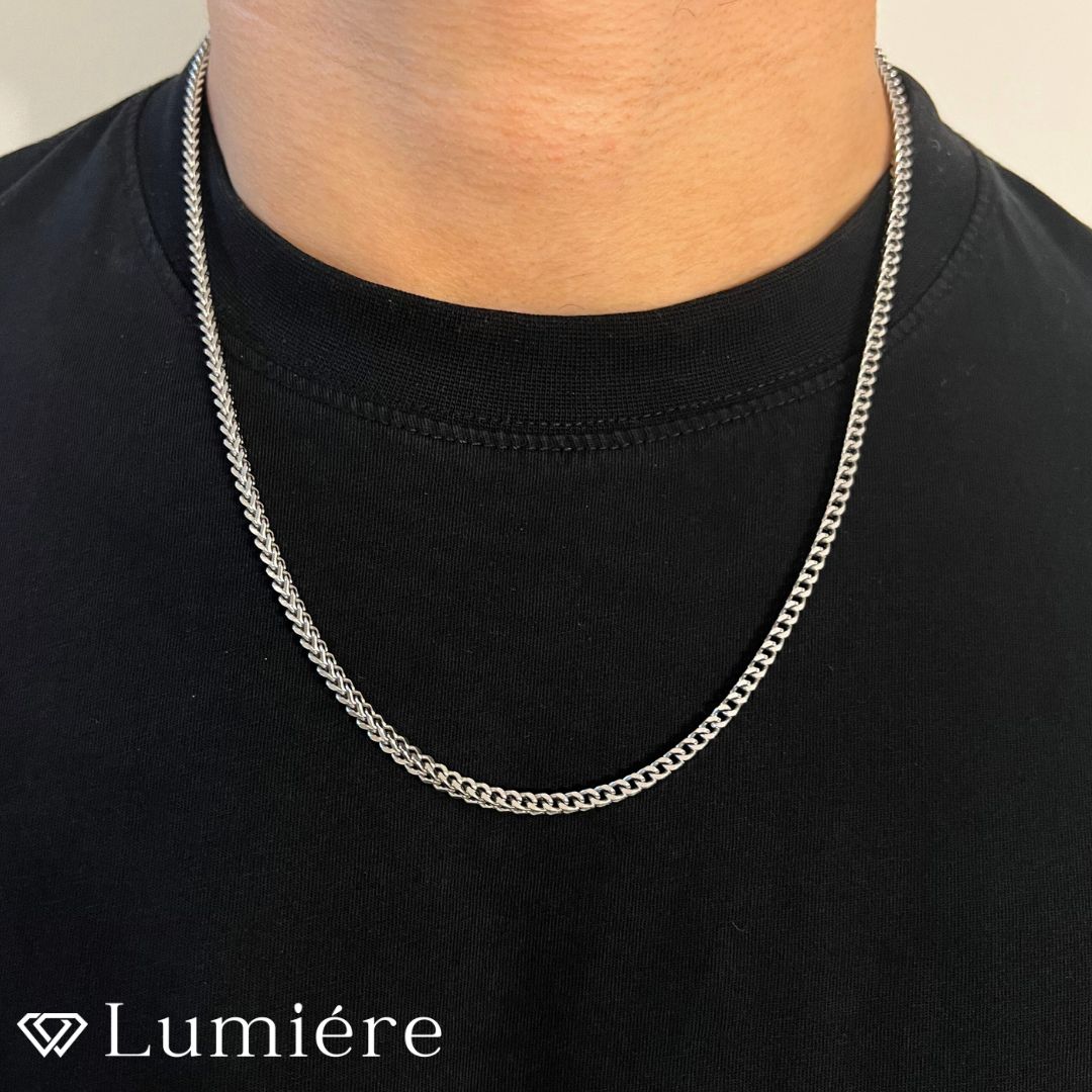 Lumiére סט פרנקו לגבר | כסף Lumiére כסף סט תכשיטים איכותיים לגבר