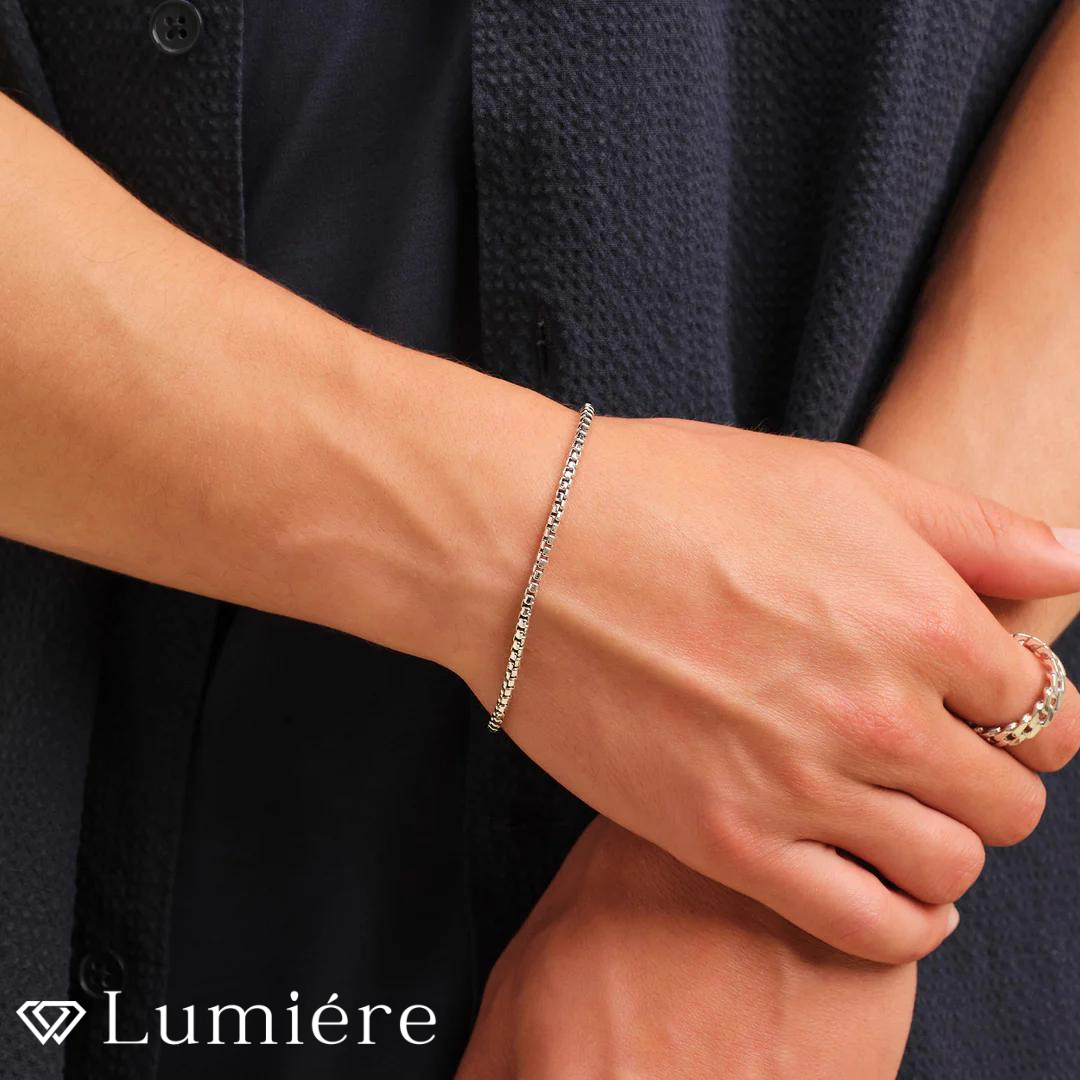 Lumiére צמיד ברונו | כסף Lumiére כסף תכשיטים איכותיים לגבר