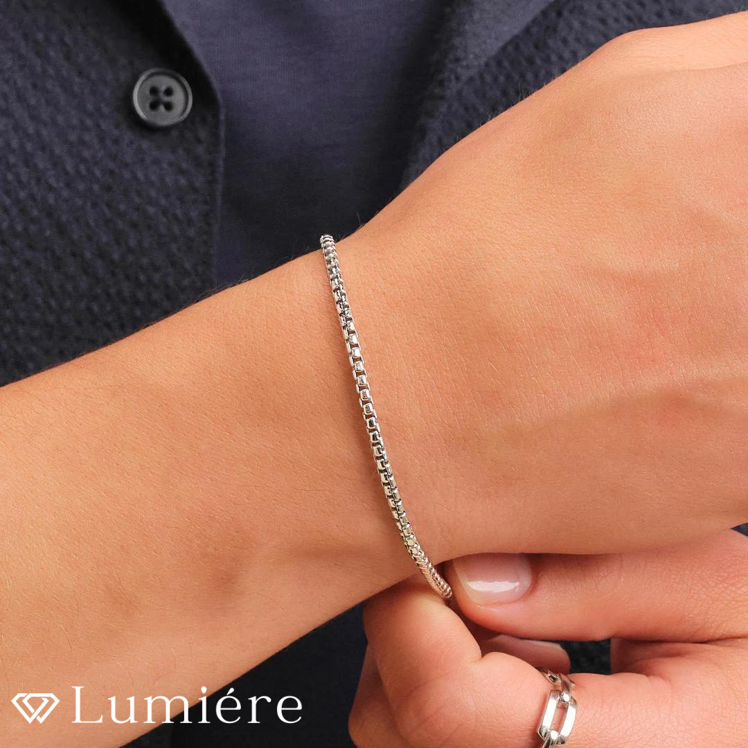 Lumiére צמיד ברונו | כסף Lumiére כסף תכשיטים איכותיים לגבר