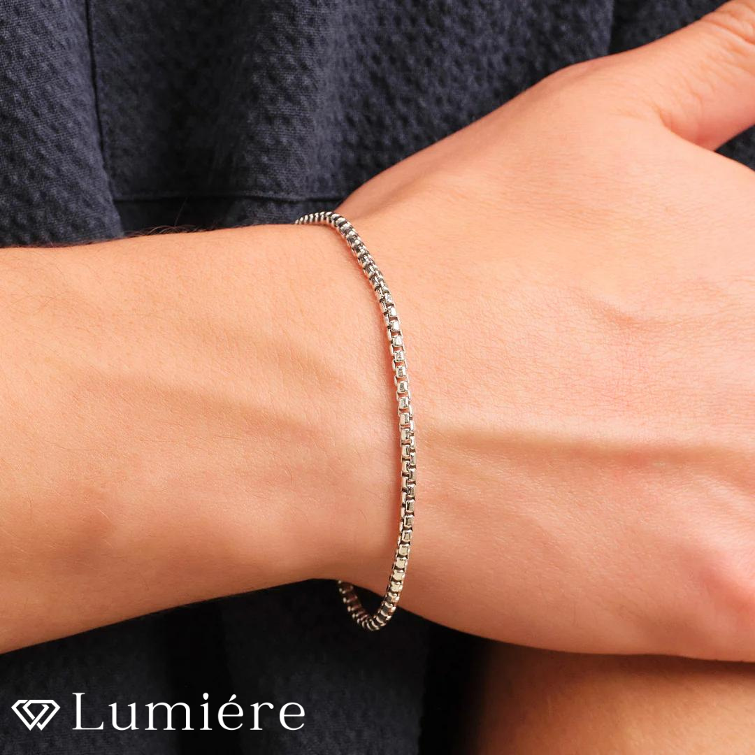 Lumiére צמיד ברונו | כסף Lumiére כסף תכשיטים איכותיים לגבר