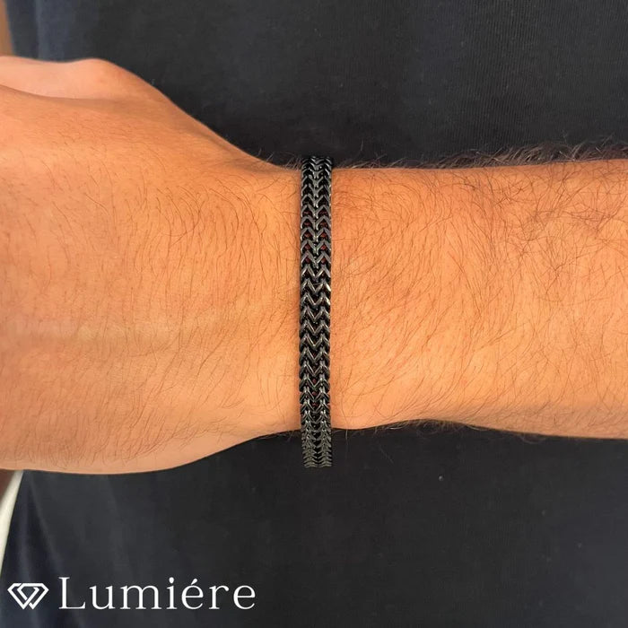 Lumiére סט פרנקו לגבר | שחור Lumiére פרנקו תכשיטים איכותיים לגבר