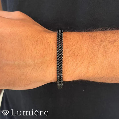 Lumiére סט פרנקו לגבר | שחור Lumiére פרנקו תכשיטים איכותיים לגבר